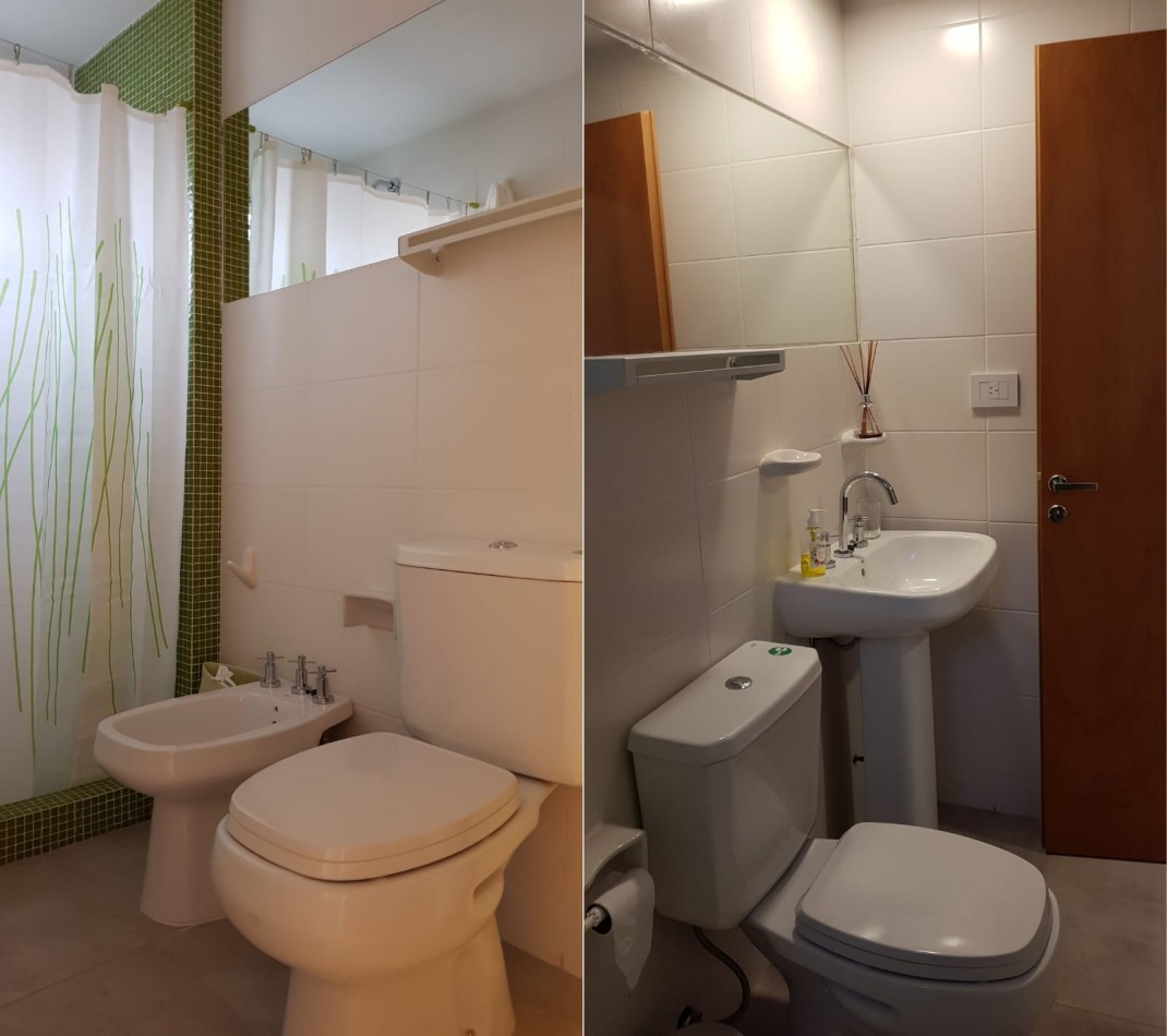 Alquiler departamento monoambiente completamente amoblado y equipado Av.13 entre 63 y 64